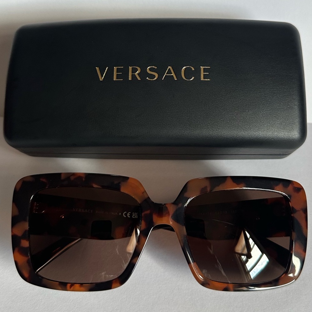 Versace Tortoise Shell Sunglasses